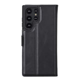 Samsung Galaxy S22 Ultra Uyumlu Deri Cüzdanlı Kılıf MWWN RST1