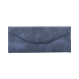 Hakiki Deri Gözlük Kılıfı TN5 Mavi - Smart