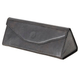 Hakiki Deri Gözlük Kılıfı TN18 Gri - Smart