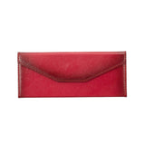 Hakiki Deri Gözlük Kılıfı V4EF Kırmızı - Smart