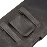 6.1 ve 6.9 inch Uyumlu Hakiki Deri Kartlıklı Kılıf - Titan