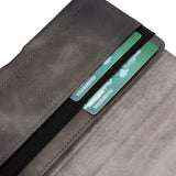 6.1 ve 6.9 inch Uyumlu Hakiki Deri Kartlıklı Kılıf - Titan