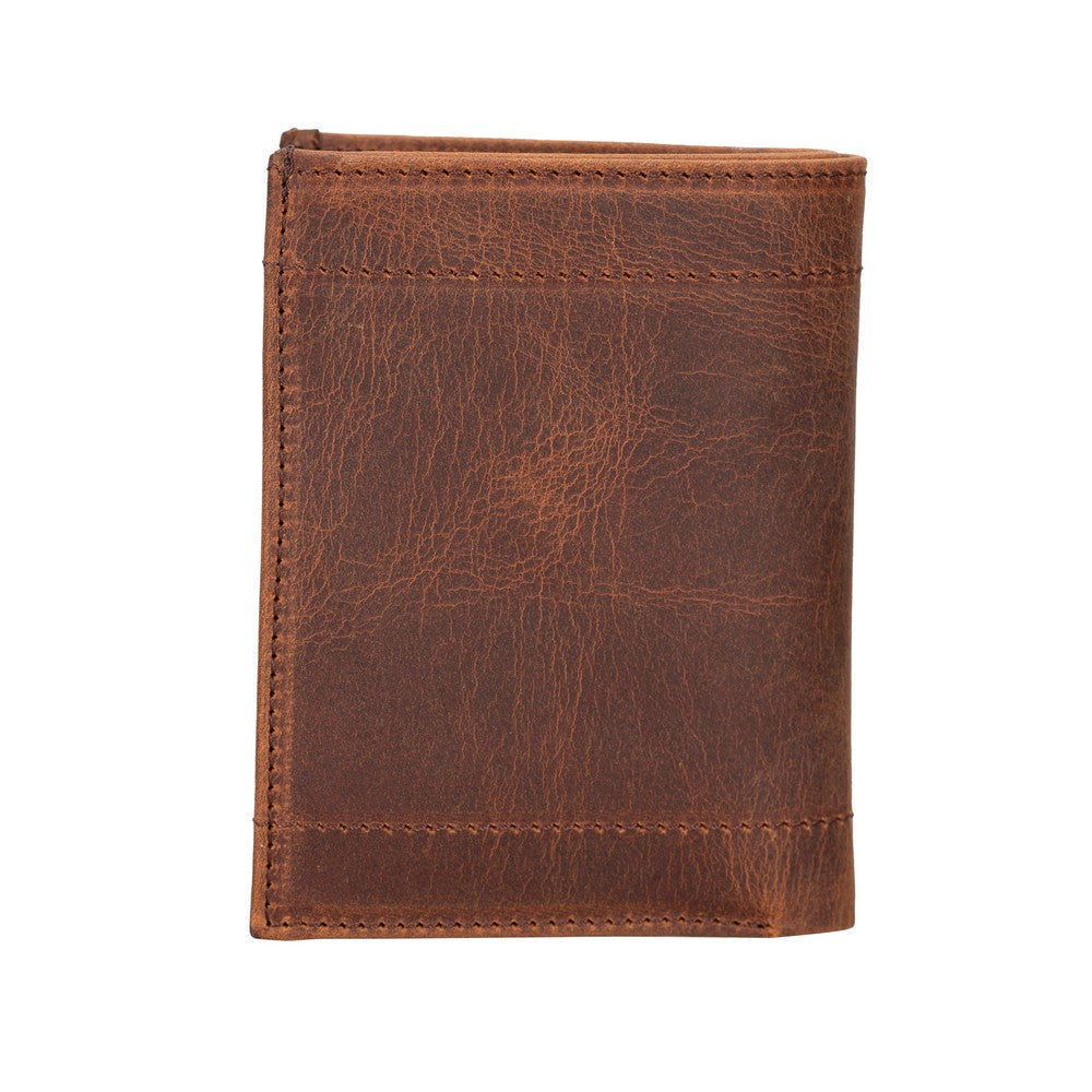 Airmaka AirTag Compatible Leather Wallet G2 Brown