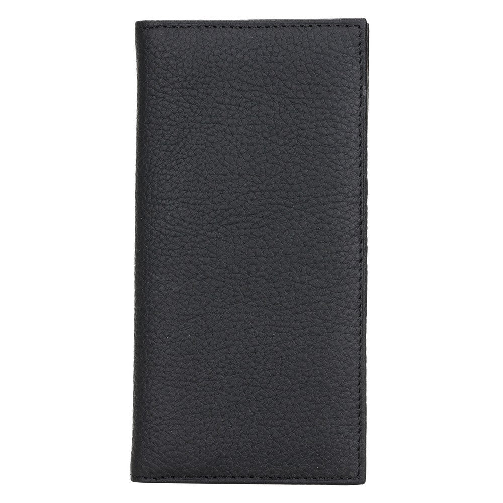 Beartriz Wallet, 16 Card compartments, Textured Black