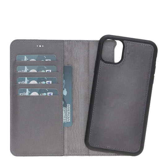 Apple iPhone 11 Pro Max Compatible Leather Wallet Case RST9