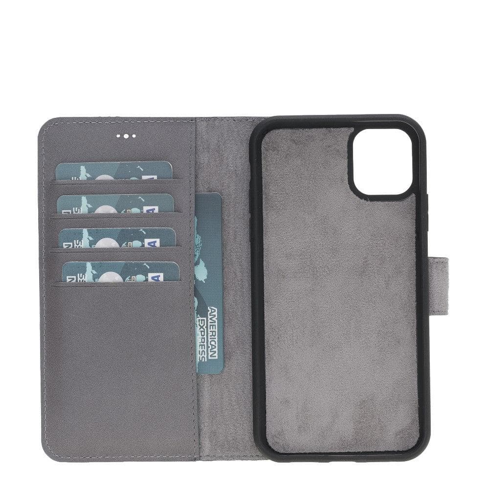 Apple iPhone 11 Pro Max Compatible Leather Wallet Case RST9