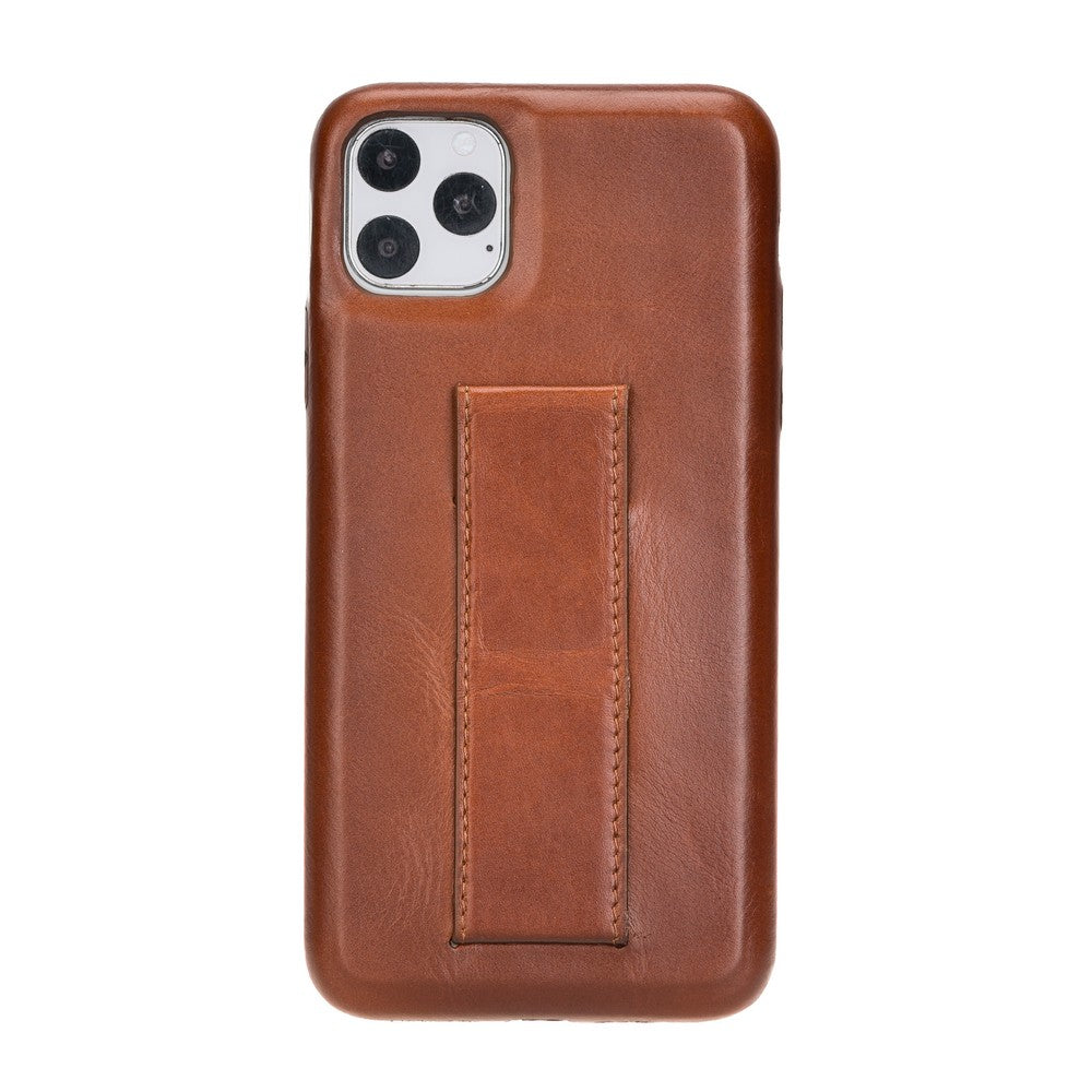 Apple iPhone 11 Pro Compatible Leather Back Cover ROCKCESS RST2EF Tan