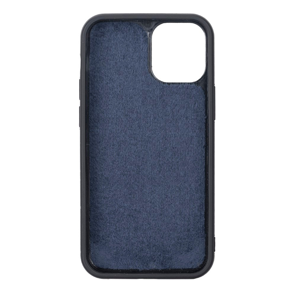 Apple iPhone 12 mini Compatible Leather Wallet Case G21 Blue