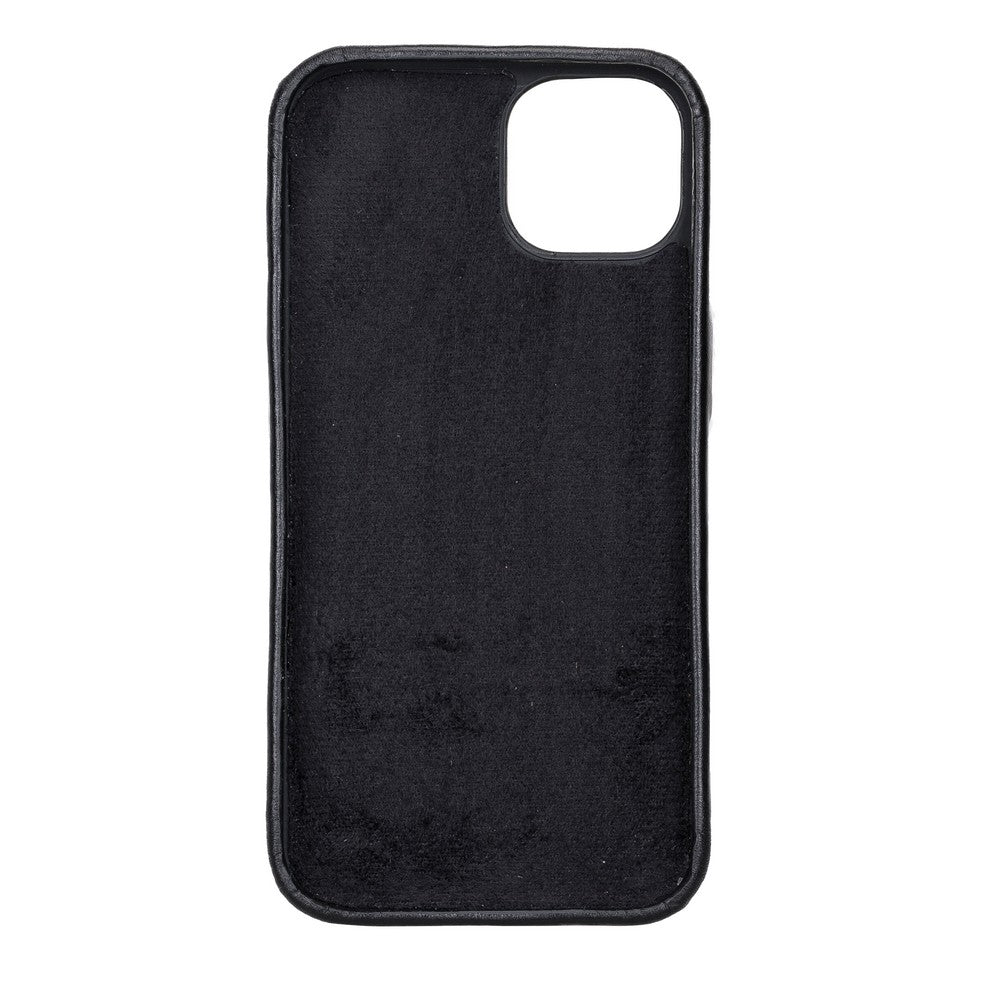 Apple iPhone 13 Mini Compatible Leather Back Cover ROCK RST1 Black