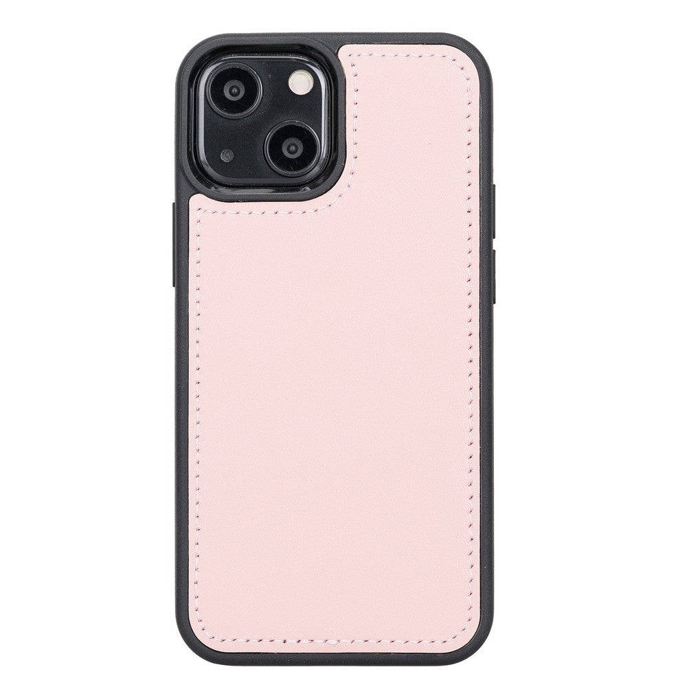 Apple iPhone 13 Mini Compatible Leather Wallet Case NU2 Pink