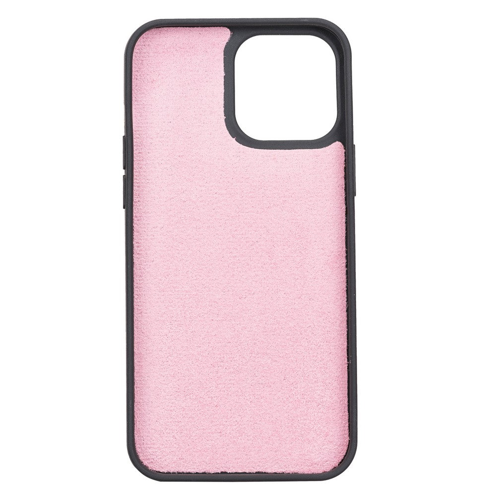 Apple iPhone 13 Pro Max Compatible Leather Wallet Case NU2 Pink