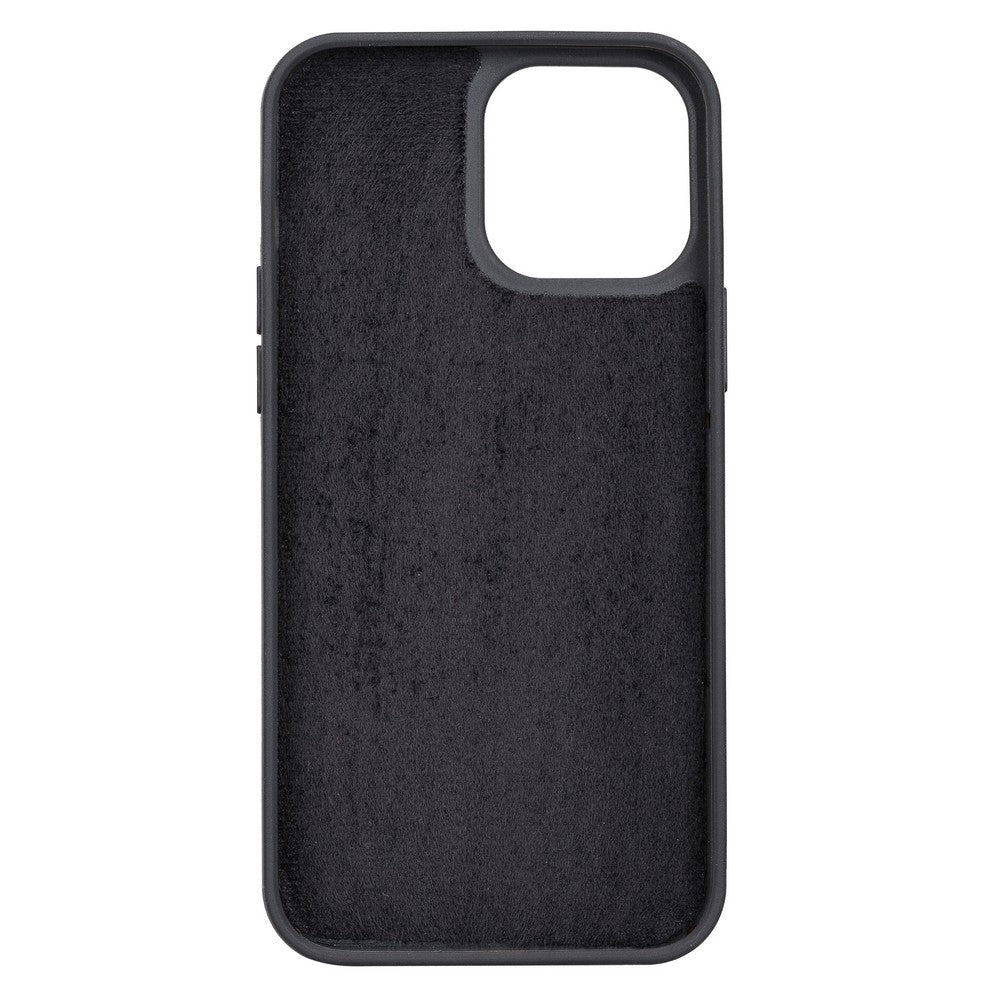 Apple iPhone 13 Pro Max Compatible Leather Wallet Case RST1 Black