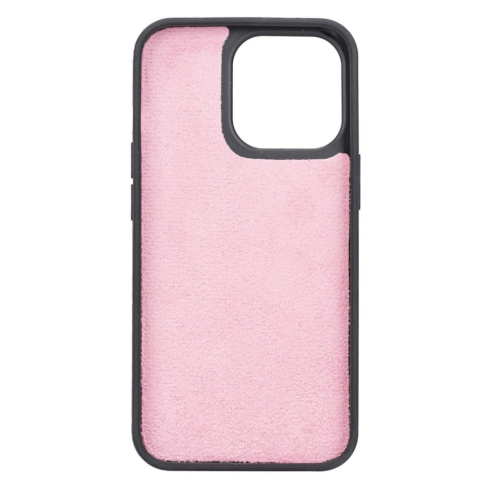 Apple iPhone 13 Pro Compatible Leather Wallet Case NU2 Pink