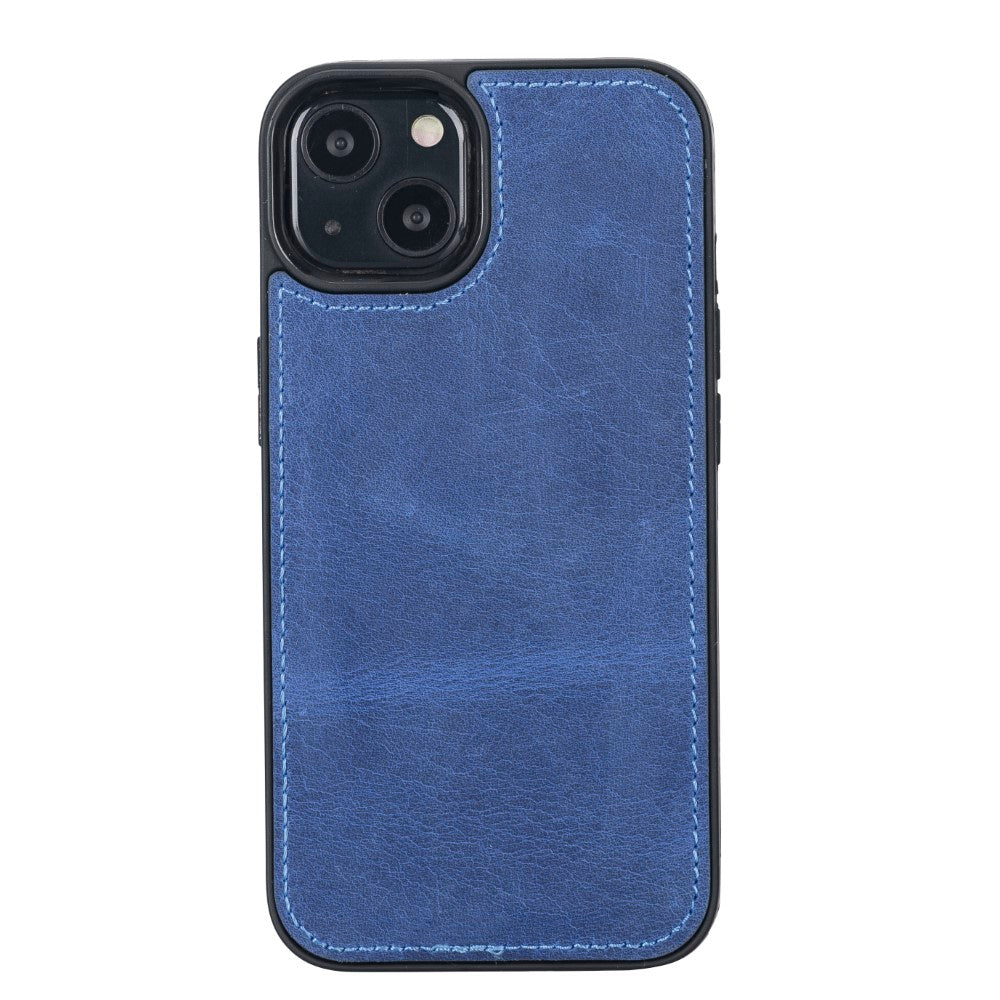 Apple iPhone 13 Pro Compatible Leather Wallet Case G21 Blue