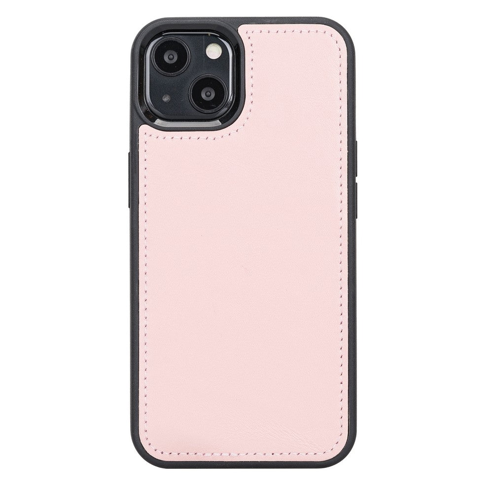 Apple iPhone 13 Compatible Leather Wallet Case NU2 Pink