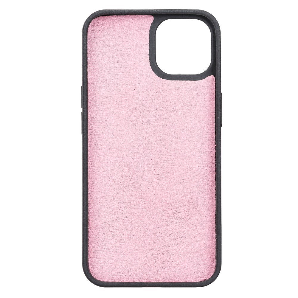 Apple iPhone 13 Compatible Leather Wallet Case NU2 Pink