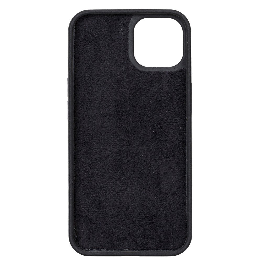 Apple iPhone 13 Compatible Leather Wallet Case Santa G1 Black