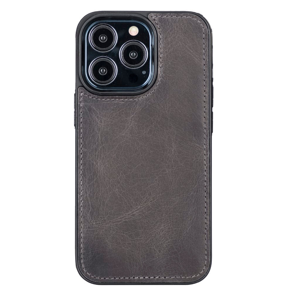 Apple iPhone 13 Compatible Leather Wallet Case MWWN TN1 Gray