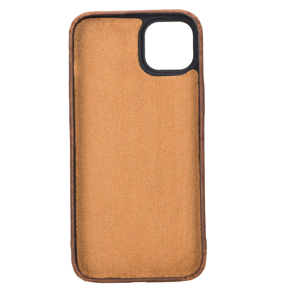 Apple iPhone 14 Plus Compatible Leather Back Cover ROCK G2