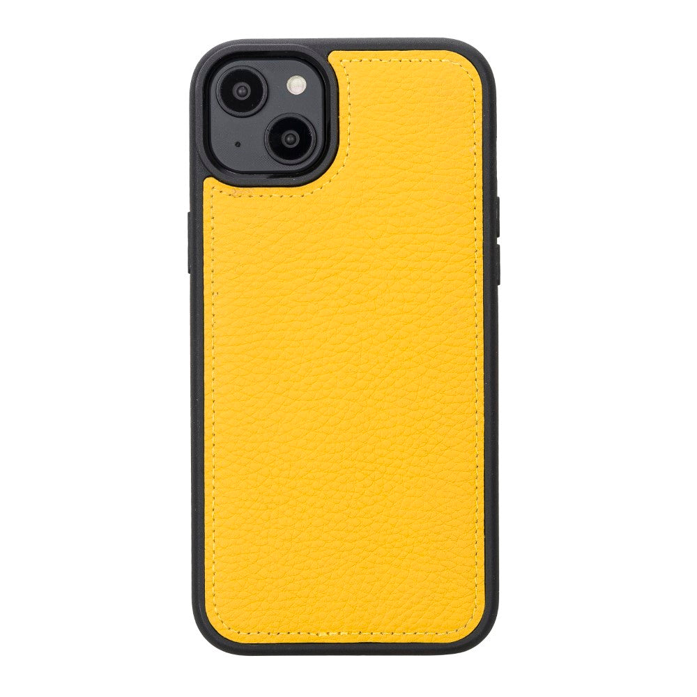 Apple iPhone 14 Plus Compatible Leather Wallet Case MWWN FL12 Yellow