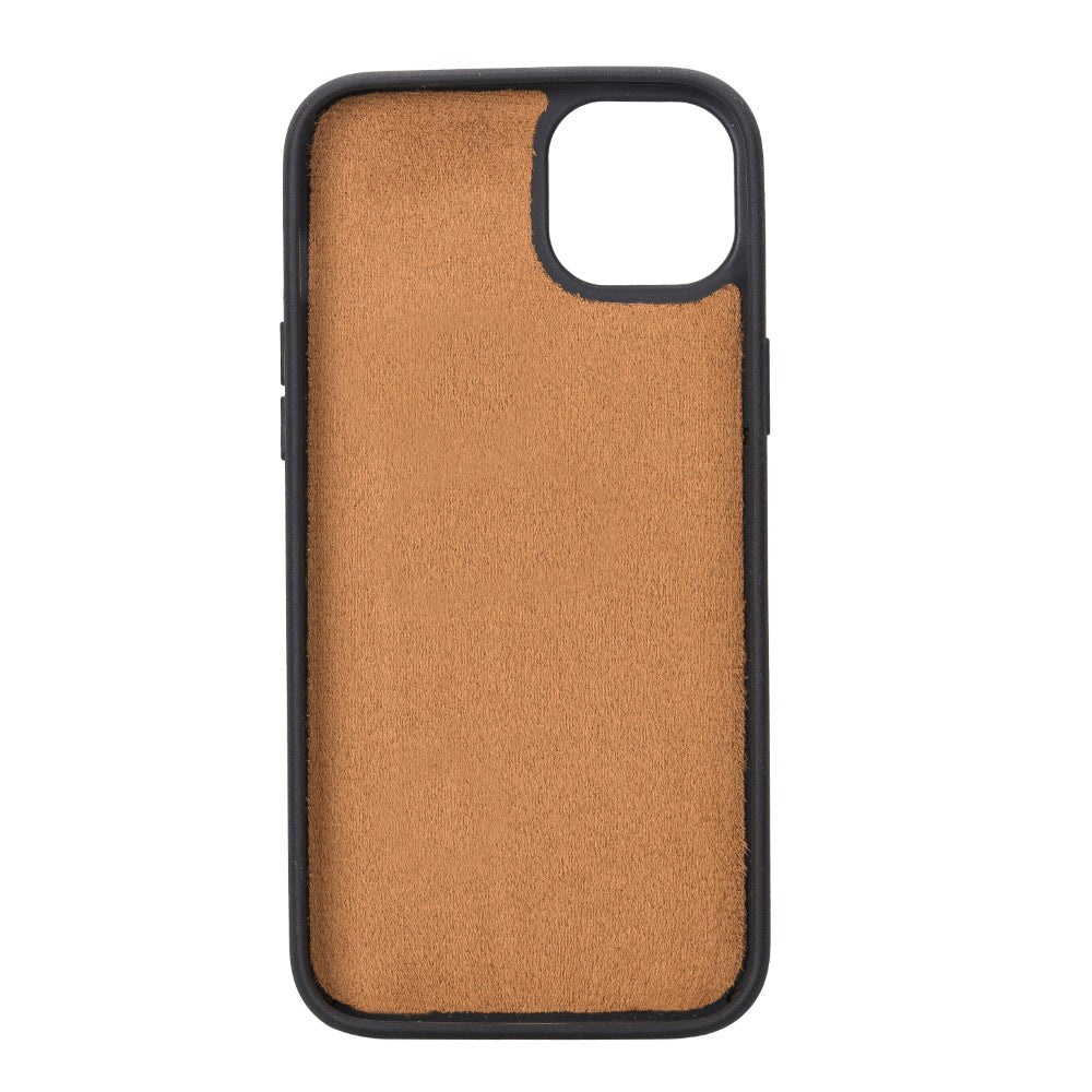 Apple iPhone 14 Plus Compatible Leather Wallet Case MWWN G19 Tan