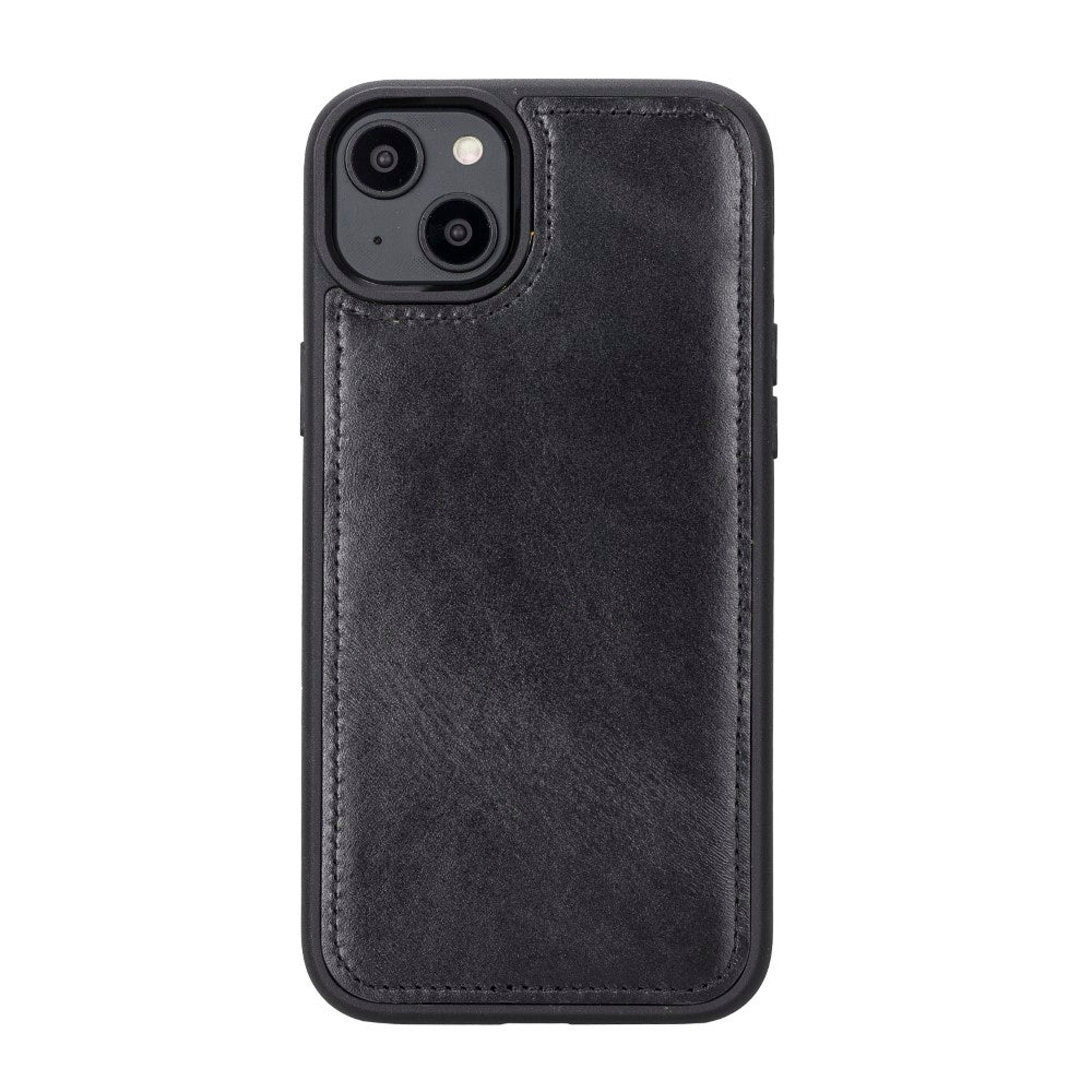 Apple iPhone 14 Plus Compatible Leather Wallet Case MWWN RST1 Black