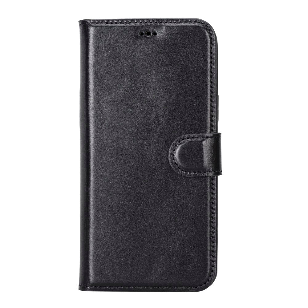 Apple iPhone 14 Plus Compatible Leather Wallet Case MWWN RST1 Black