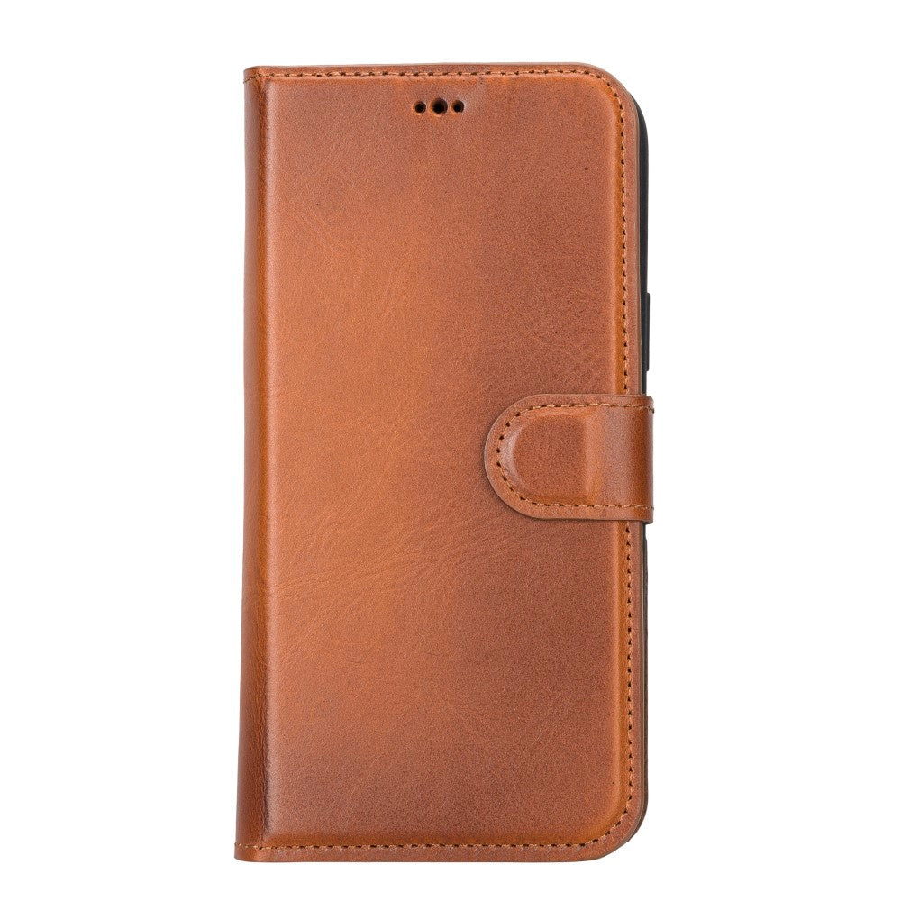 Apple iPhone 14 Plus Compatible Leather Wallet Case MWWN RST2EF Brown