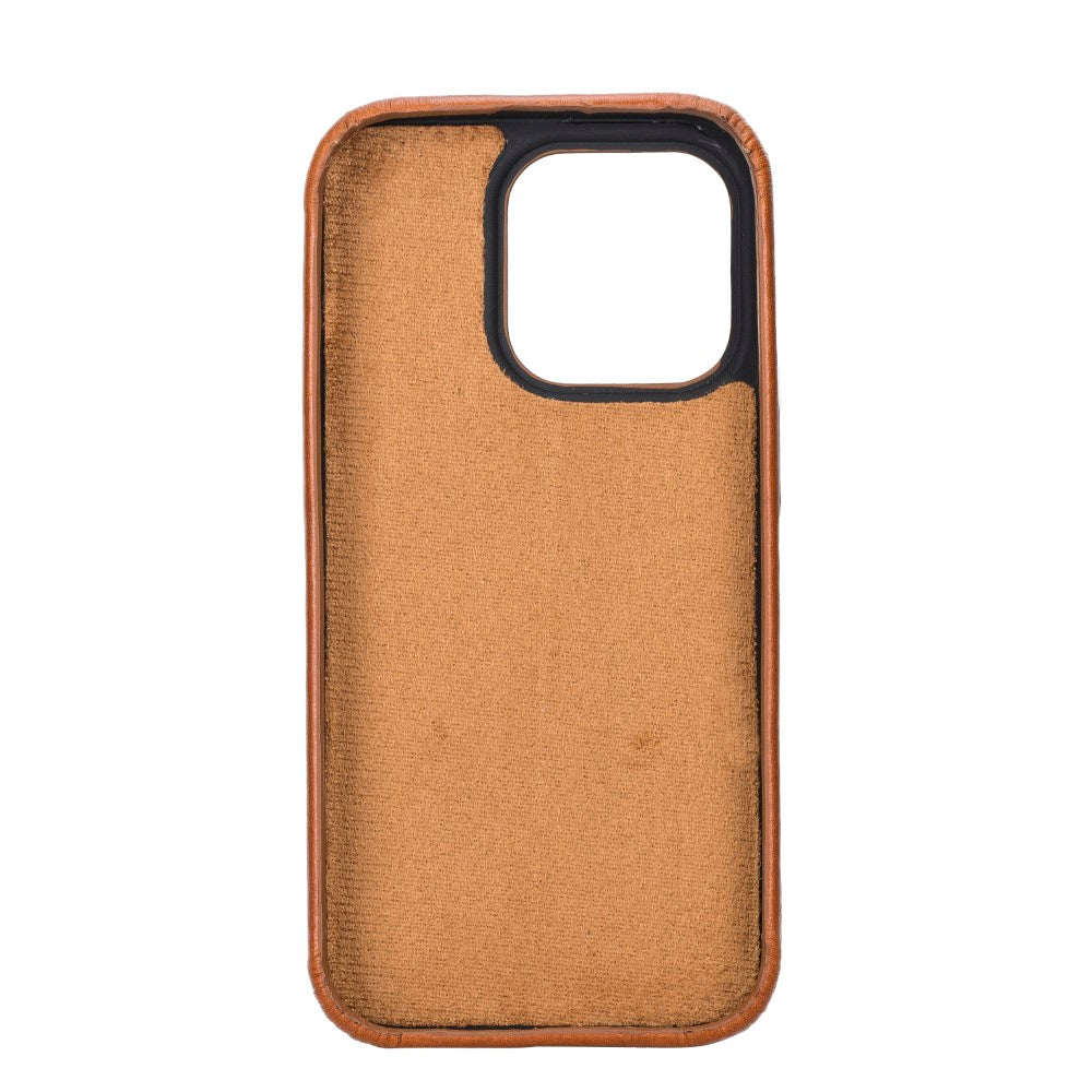 Apple iPhone 14 Pro Compatible Leather Back Cover ROCK RST2EF