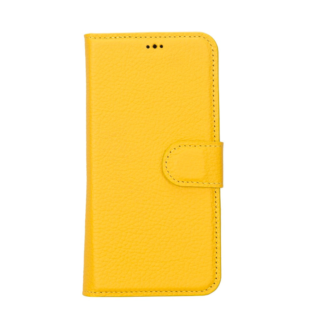 Apple iPhone 14 Pro Compatible Leather Wallet Case MWWN FL12 Yellow