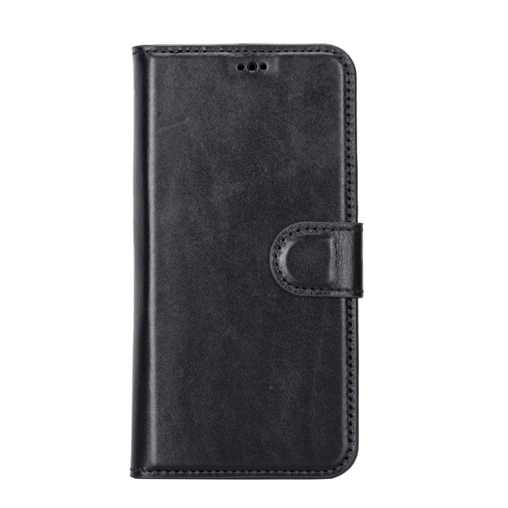 Apple iPhone 14 Pro Compatible Leather Wallet Case MWWN RST1 Black