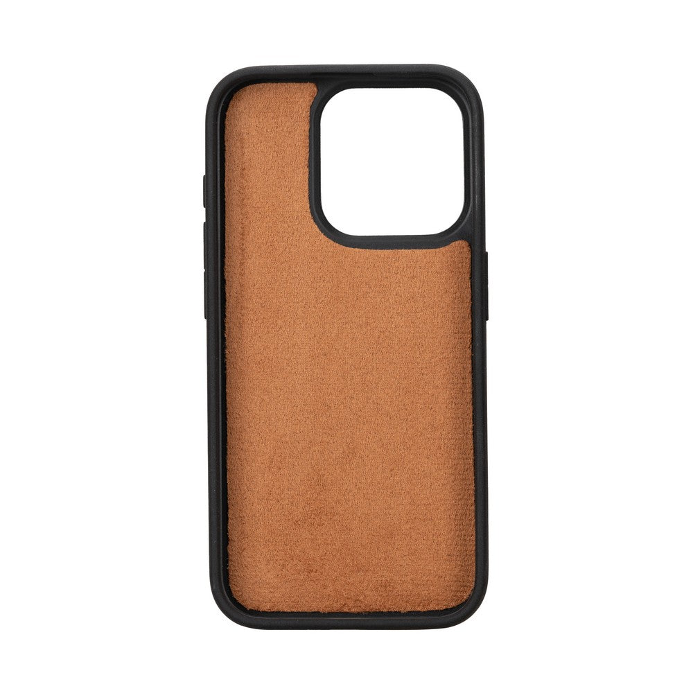 Apple iPhone 15 Pro Compatible Leather Back Cover RST2EF