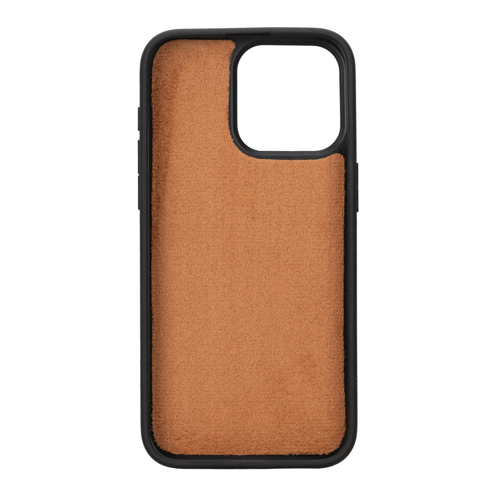 Apple iPhone 15 Pro Max Compatible Leather Back Cover RST2EF