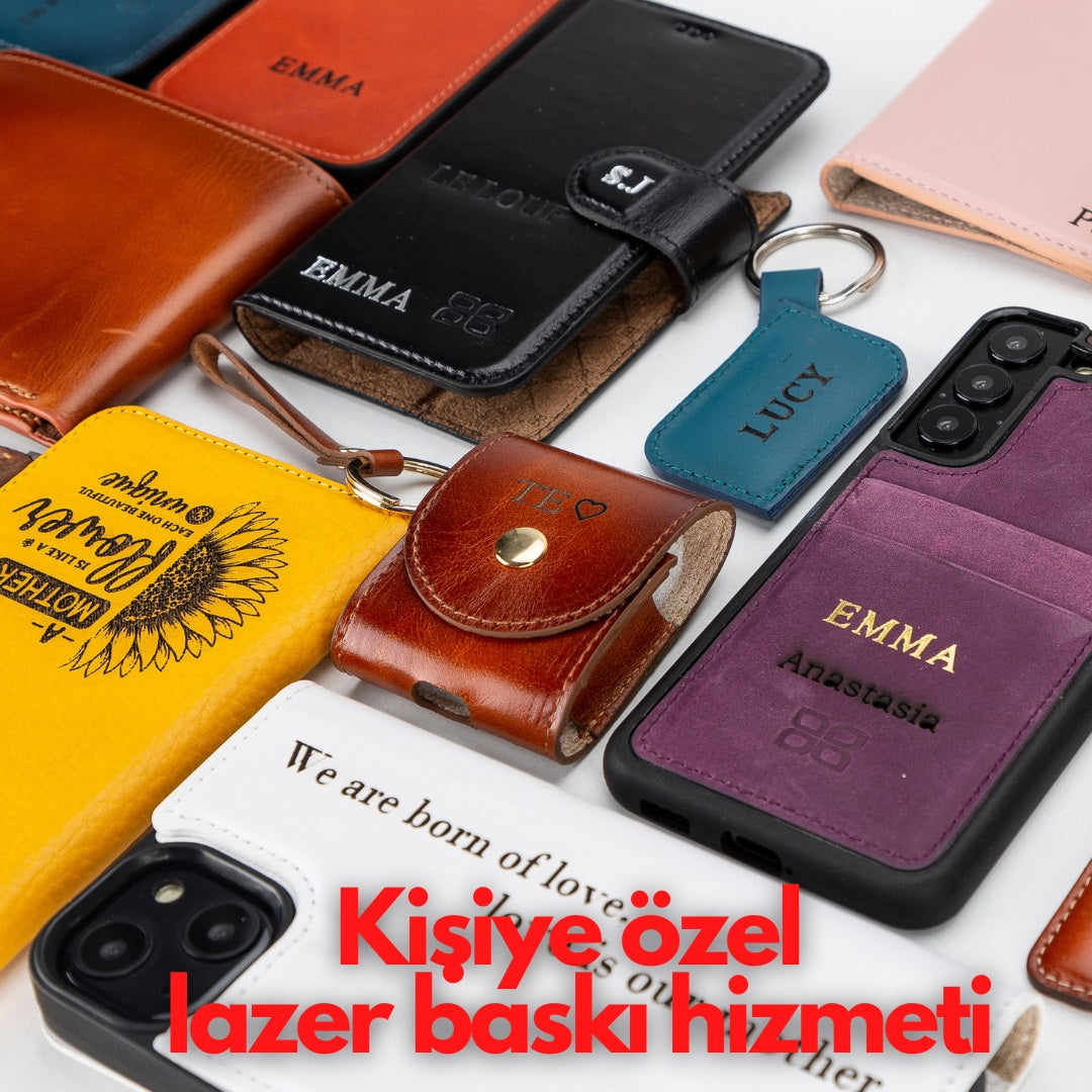 Apple iPhone 15 Plus Uyumlu Deri Arka Kapak RST2EF