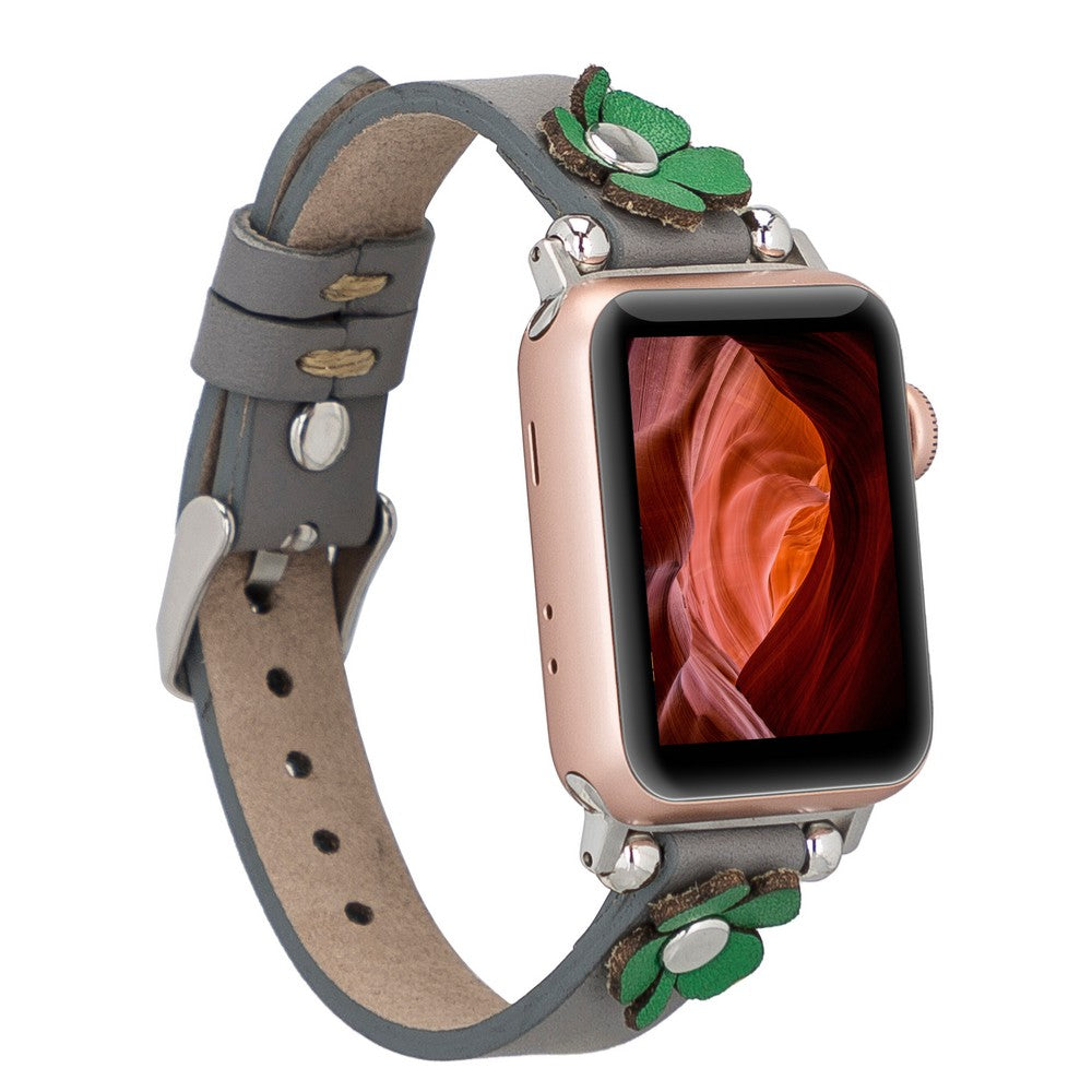 Apple Watch Compatible Leather Band Clover ST RST9