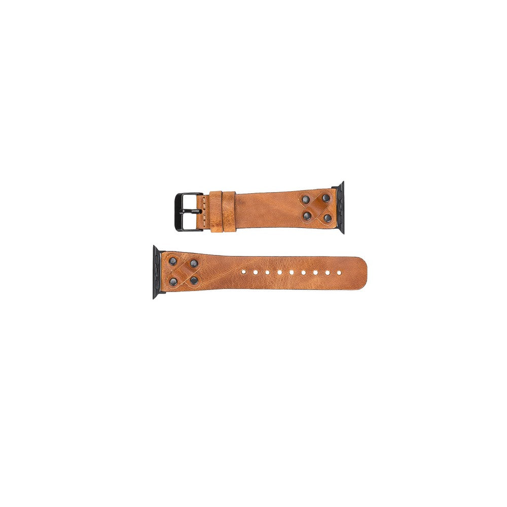 Apple Watch Compatible Leather Band Cross BT V18