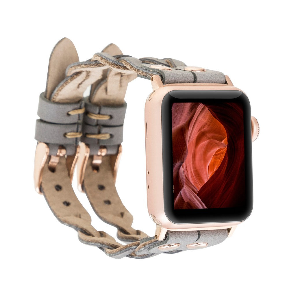 Apple Watch Compatible Leather Band York Double Tour RST9