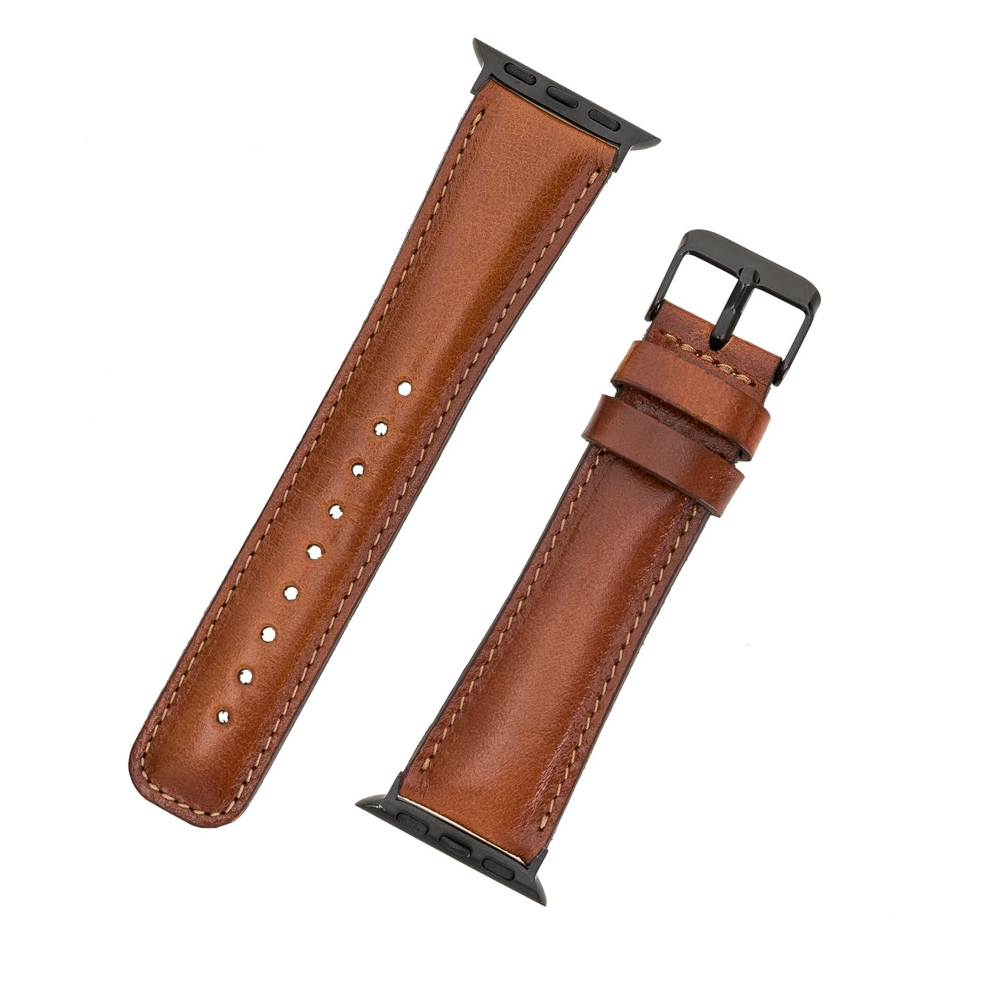 Apple Watch Compatible Leather Band RTST2EF Tan