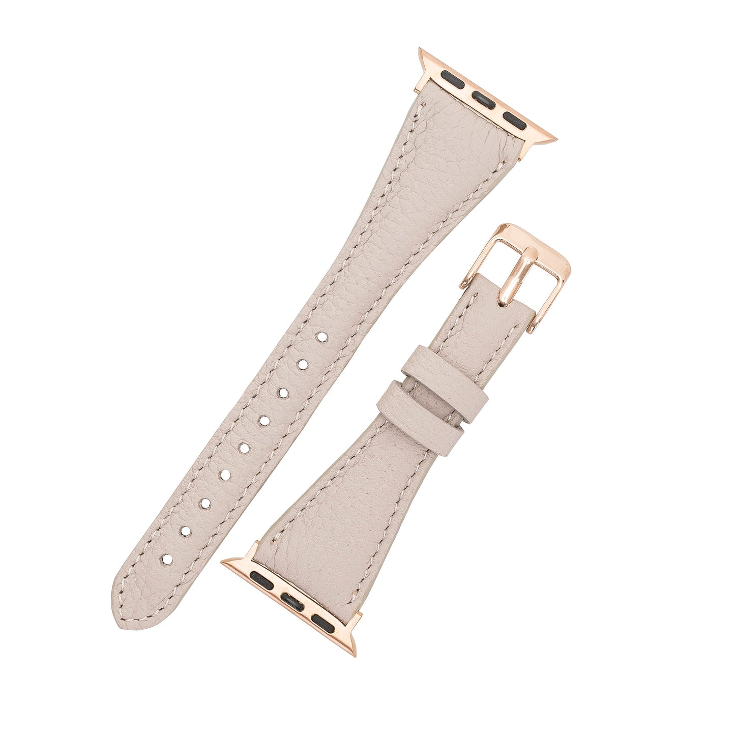 Apple Watch Compatible Leather Band Slim ERC3 Beige