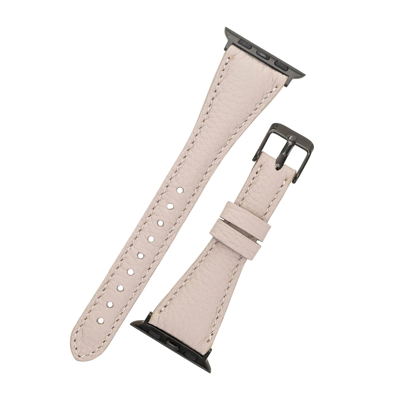 Apple Watch Compatible Leather Band Slim ERC3 Beige