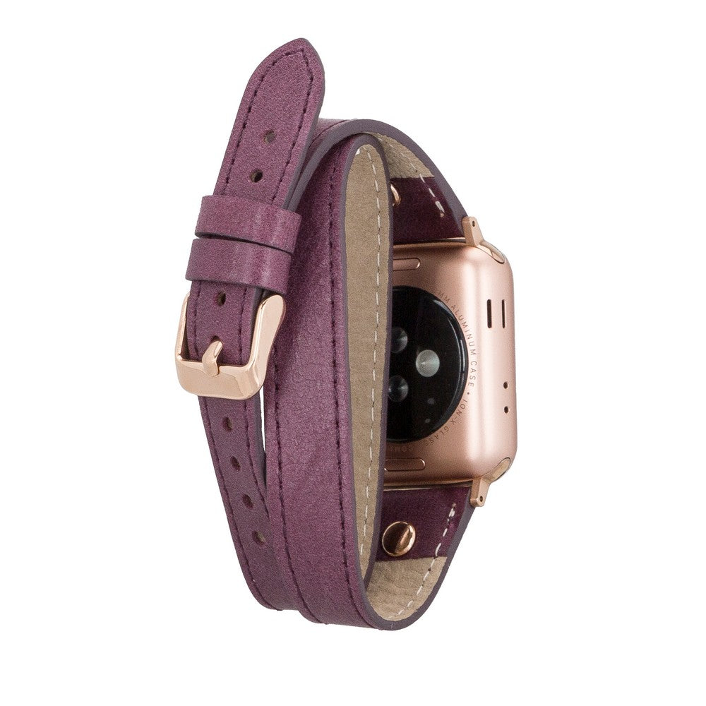 Apple Watch Compatible Leather Band DT Slim CZ7