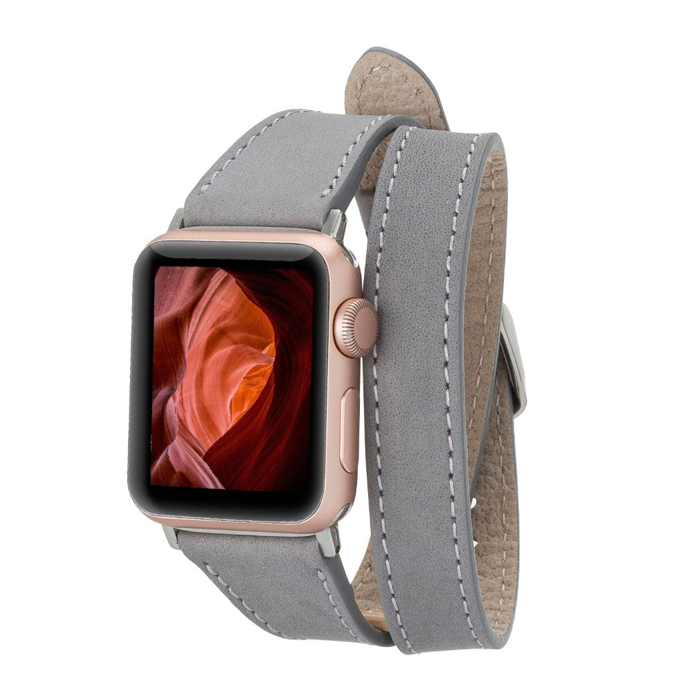 Apple Watch Compatible Leather Band Slim DTQUARST9