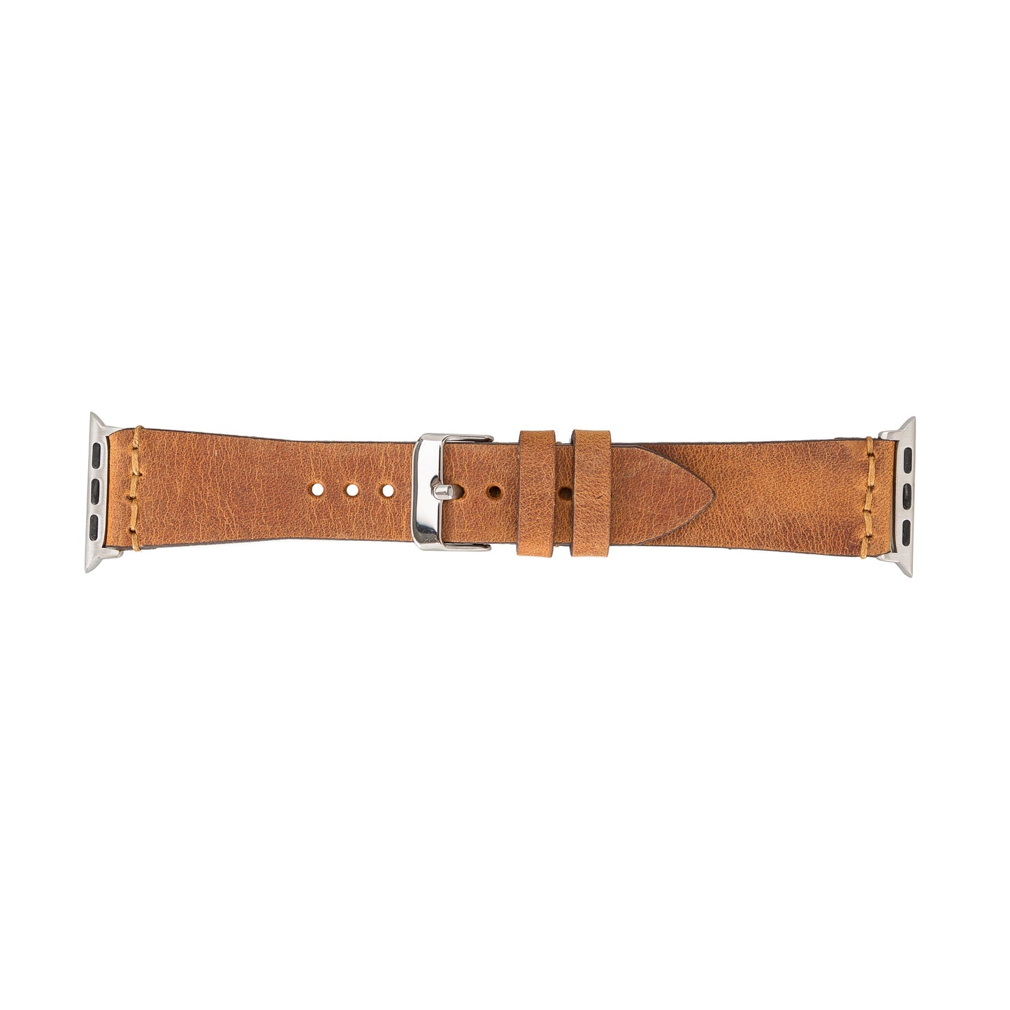 Apple Watch Compatible Leather Band G19-BA7 Tan