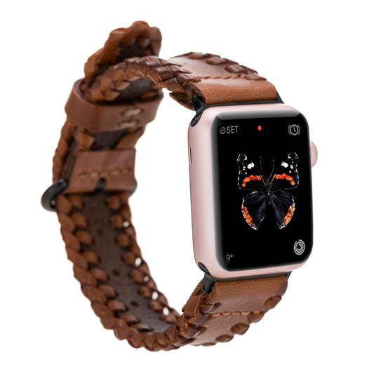 Apple Watch Compatible Leather Band SM58 RST2EF