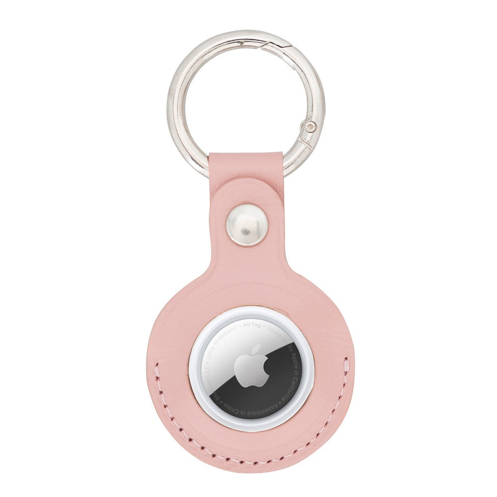 Apple AirTag Compatible Leather Keychain Arta NU2 Pink