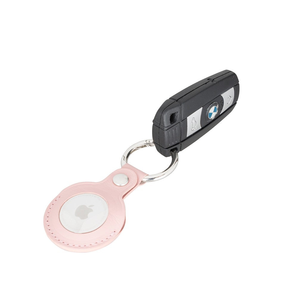 Apple AirTag Compatible Leather Keychain Arta NU2 Pink