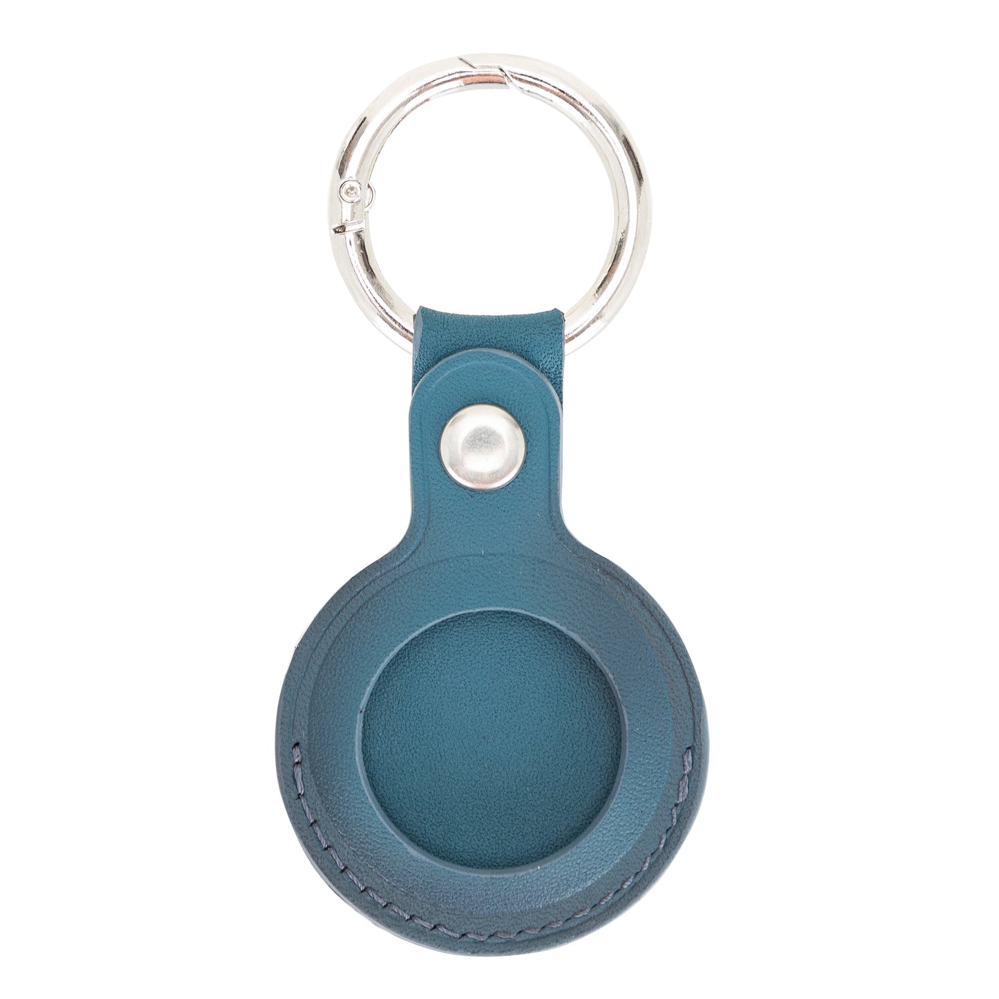 Apple AirTag Compatible Leather Keychain Arta BRN4EF Blue