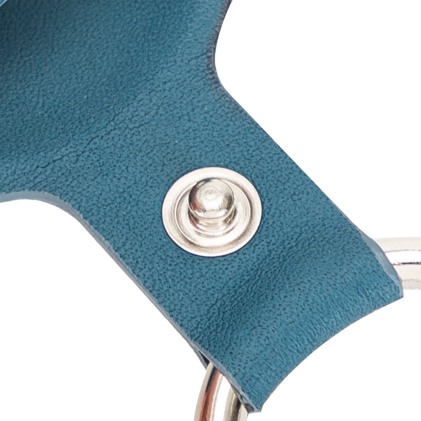 Apple AirTag Compatible Leather Keychain Arta BRN4EF Blue