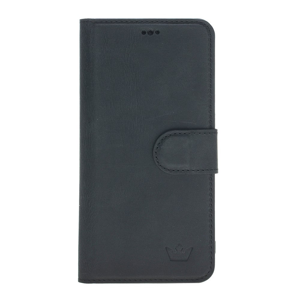 Huawei P20 Compatible Leather Wallet Case Black