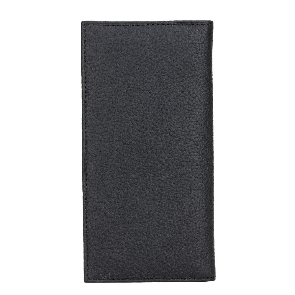 Beartriz Wallet, 16 Card compartments, Textured Black